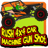 Rush 4X4 Car Machine Gun icon
