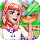 hot dog koken spelletjes icon