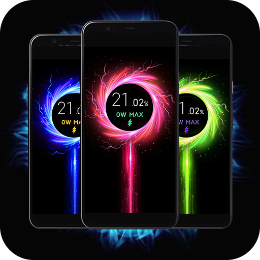 Battery alarm:charging show icon