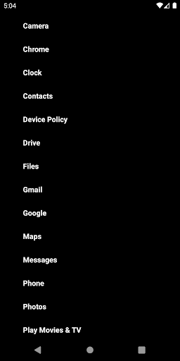 Minimalist Launcher screenshot 1