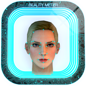 Face Beauty Meter Golden ratio icon