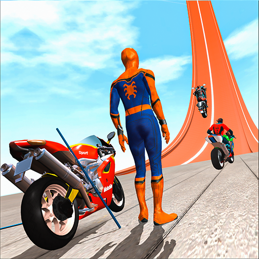 Spider impossible Bike Stunt icon