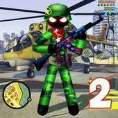 US Army Counter Stickman Rope Hero Crime OffRoad 2 icon
