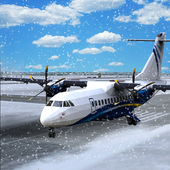 Snow Airplane Landing Sim icon