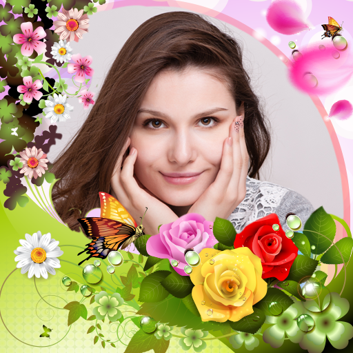 Rose Flower Photo Frames icon