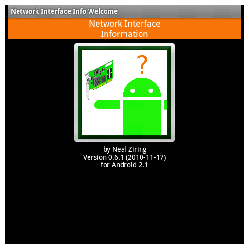 Network Interface Info icon