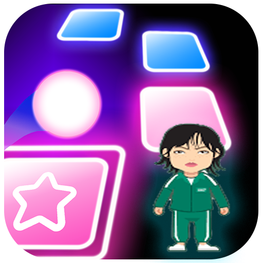 Squid game tiles hop music bounce ball - EDM Rush icon