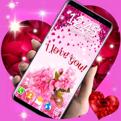 Love Hearts Live Wallpaper ❤️ Couple 3D Wallpaper