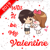 Valentine's Stickers For Whatsapp - WAStickers أيقونة