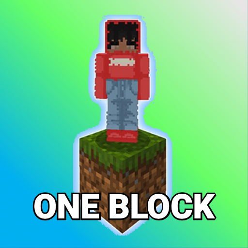 One block survival map for minecraft icon