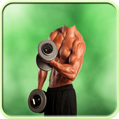 Six Pack Man Photo Suit icon