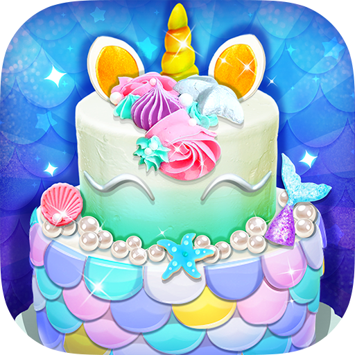 Unicorn Mermaid Cake - Princess Cake icon