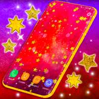 Gold Stars Live Wallpaper on 9Apps