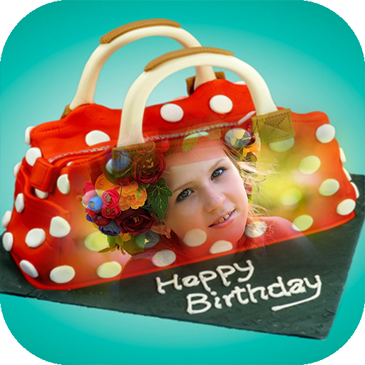Happy Birthday photo frame costume montage editor icon