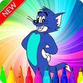 Tom coloring game for kids