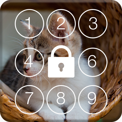 Lovely Cat PIN Screen Lock icon