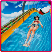 toboggan course de pointe vers le haut icon