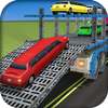 Limousine Car Transport Truck 3D Transporter Games