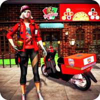 Pizza Delivery Girl 2020: Simulateur de pizza de