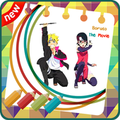 New Coloring Game Naruto &amp; Boruto the Movie icon