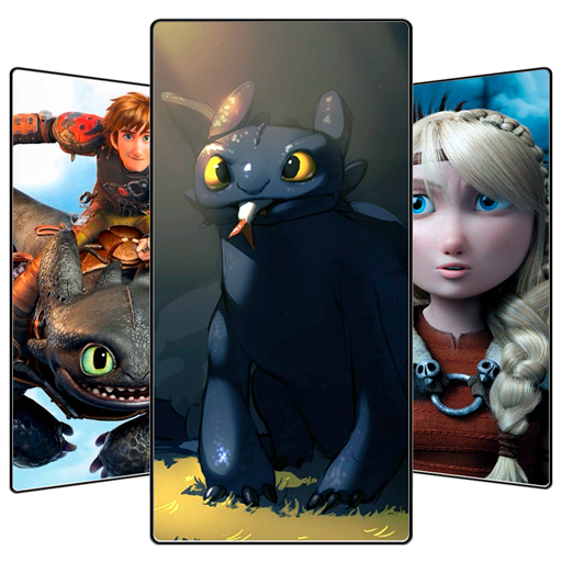 Dragon 3 Wallpapers for Hiccup, Astrid &amp; Toothless icon