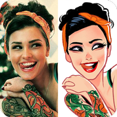 تحويل الصورة الشخصية إلى رسوم أيقونة