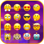 Клавиатура Emoji - тема, Клавиатура Gif Emoji иконка