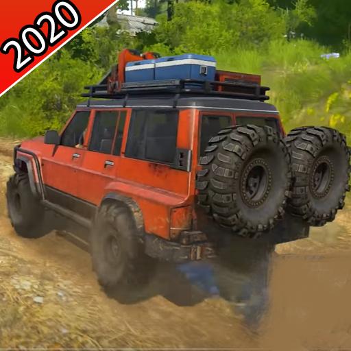 4x4 offroad Jeep skid racing 2020 icon