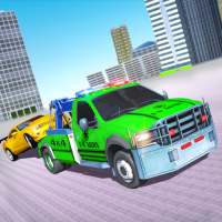 US Army Tow Truck Driving: Car Transporter Game