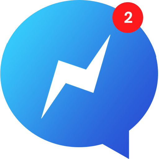 Messenger for messages, video calls &amp; video chat icon