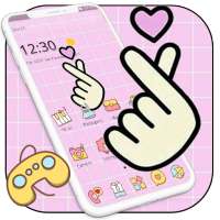 Pink Finger Love Romantic Theme