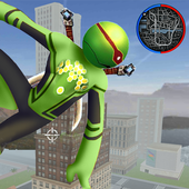 Turtle Stickman Rope Hero City Gangstar Mafia icon