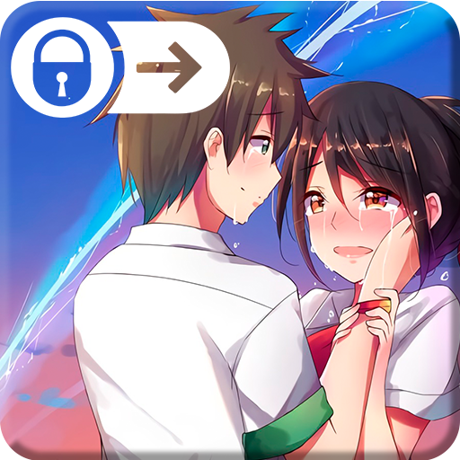Kimi Cute Couple Anime Name Theme Screen Lock icon