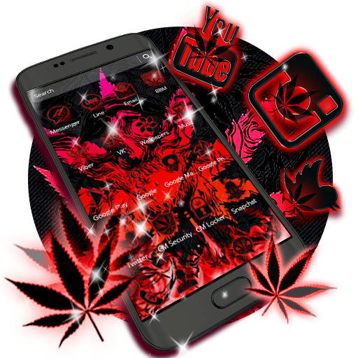 Skull Weed Theme أيقونة