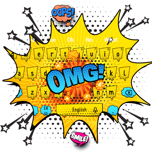 Comic Sticker Keyboard Theme icon
