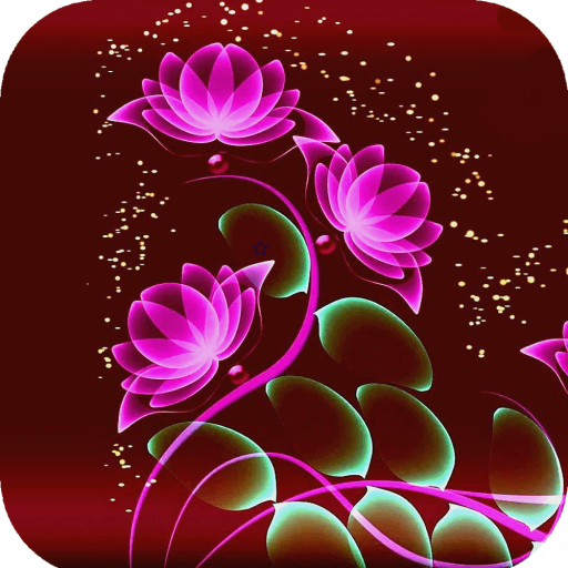Neon Flower Wallpaper icon