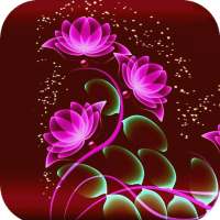 Neon Flower Wallpaper on 9Apps