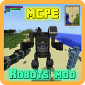 Robots mod for Minecraft PE أيقونة