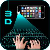 Hologram 3D Keyboard Prank