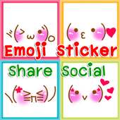 Emoji Sticker Share Social