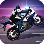 Police Moto Bike Robot Racing icon