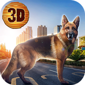 German Shepherd Police Dog Sim icon