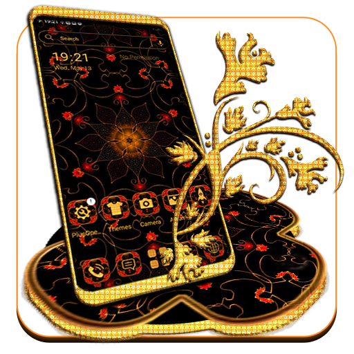 Flower Art Launcher Theme أيقونة