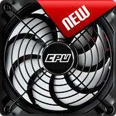 Easy phone CPU cooler, a phone temperature monitor icon