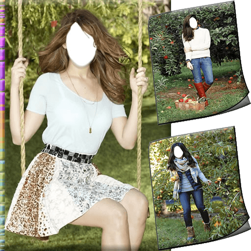 Photo Montage - Garden Selfie icon