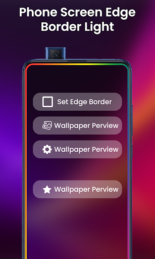 Phone Screen Edge Border Light Live Wallpaper screenshot 2