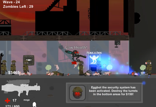 Eggbot vs Zombies screenshot 1