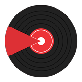 Black Disc Music Player icon