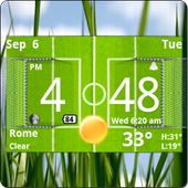 Football Digital Weather Clock иконка