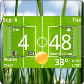 Football Digital Weather Clock on 9Apps